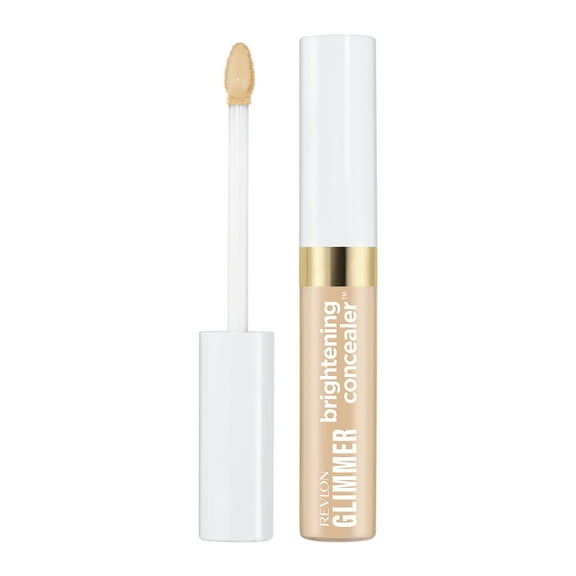 Revlon Glimmer Brightening Liquid Concealer, Buildable Coverage, 125, 0.3 fl oz