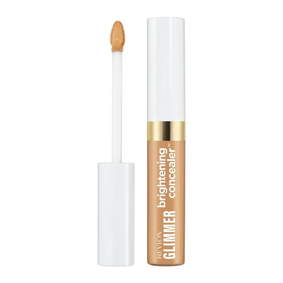 Revlon Glimmer Brightening Liquid Concealer, Buildable Coverage, 145, 0.3 fl oz