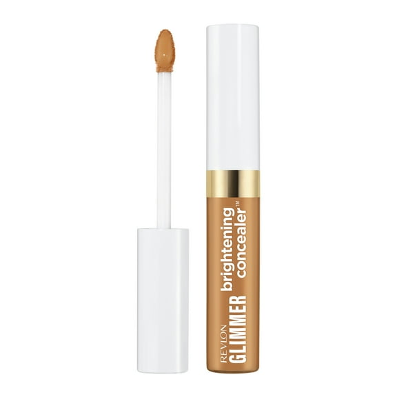 Revlon Glimmer Brightening Liquid Concealer, Buildable Coverage, 155, 0.3 fl oz