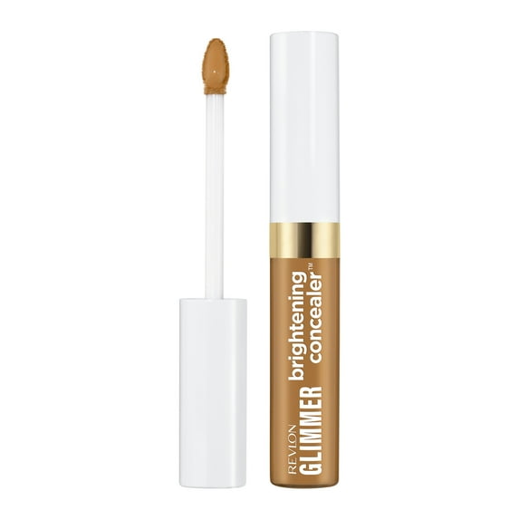 Revlon Glimmer Brightening Liquid Concealer, Buildable Coverage, 165, 0.3 fl oz