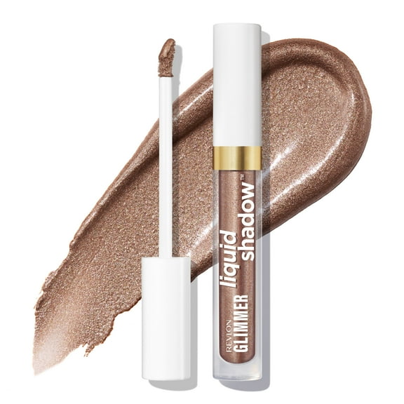 Revlon Glimmer Liquid Shadow, Shimmer Eyeshadow Makeup, 201 On Cloud Shine, 0.10 fl oz