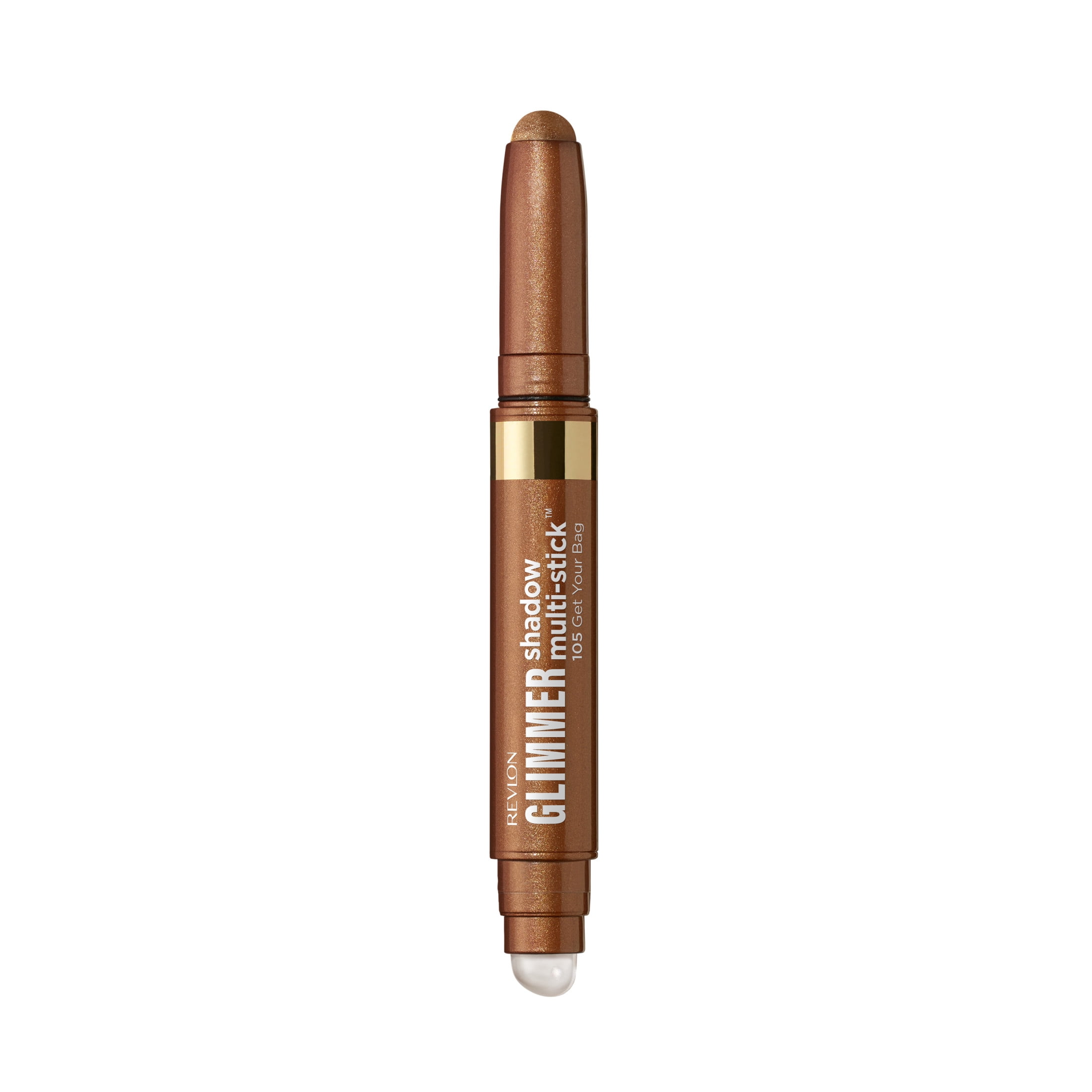 Revlon Glimmer Eyeshadow Multi-Stick Eye Makeup with Jelly Blender, 105 Get Your Bag