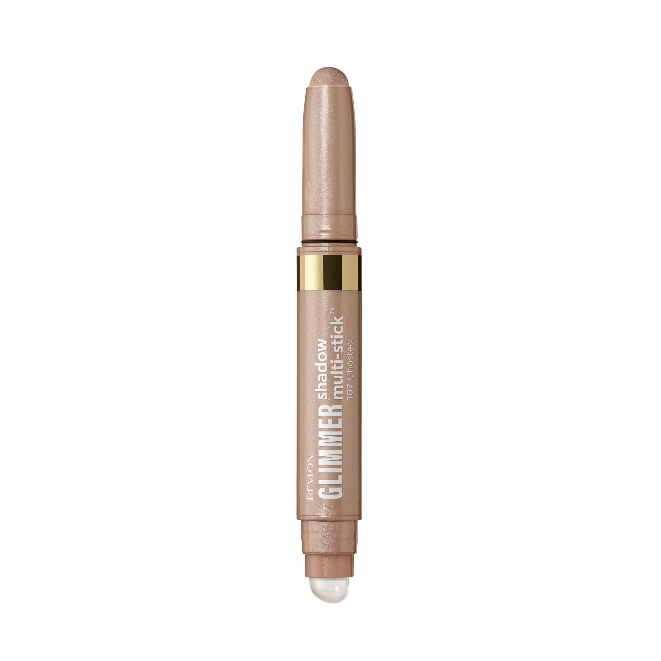 Revlon Glimmer Eyeshadow Multi-Stick Eye Makeup with Jelly Blender, 107 Ghosted