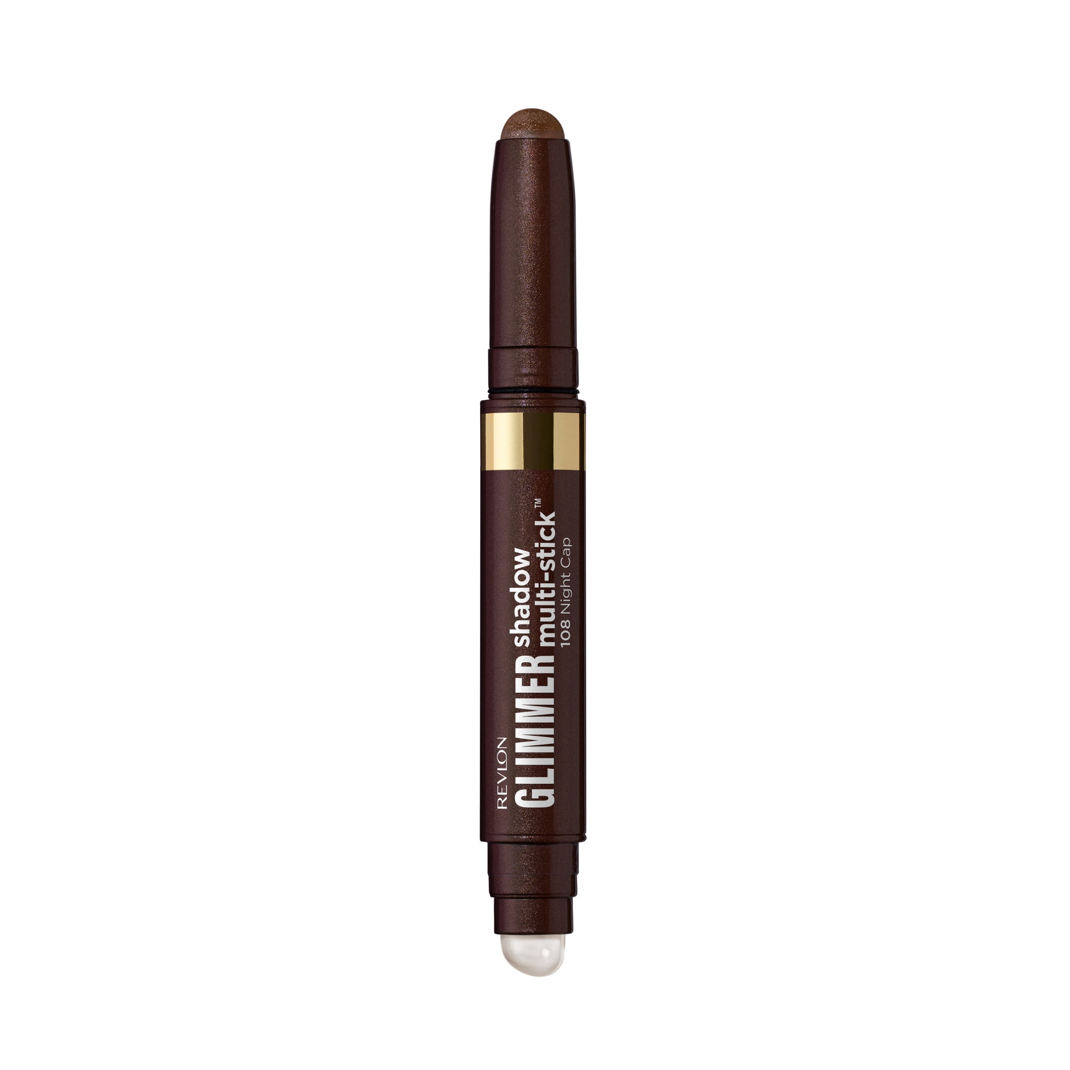 Revlon Glimmer Eyeshadow Multi-Stick Eye Makeup with Jelly Blender, 108 Night Cap