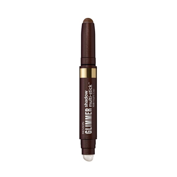 Revlon Glimmer Eyeshadow Multi-Stick Eye Makeup with Jelly Blender, 108 Night Cap