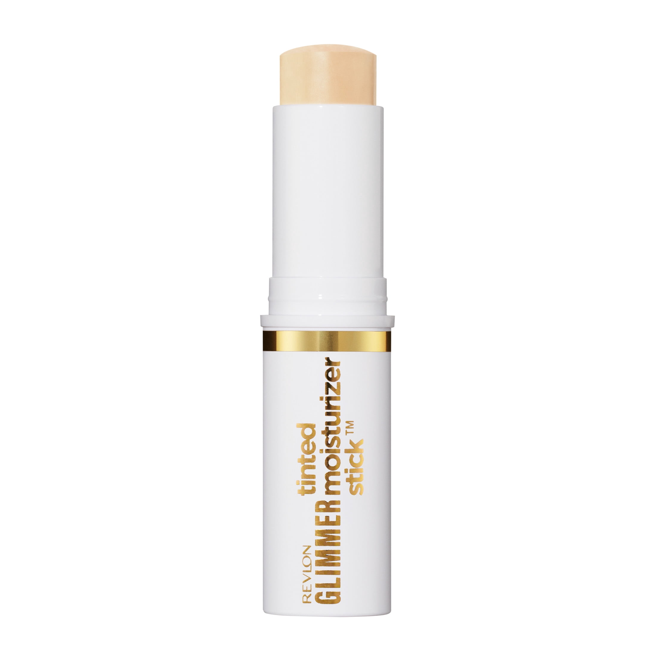 Revlon Glimmer Tinted Facial Moisturizer Stick, Light Coverage Foundation, 100, 0.31 oz