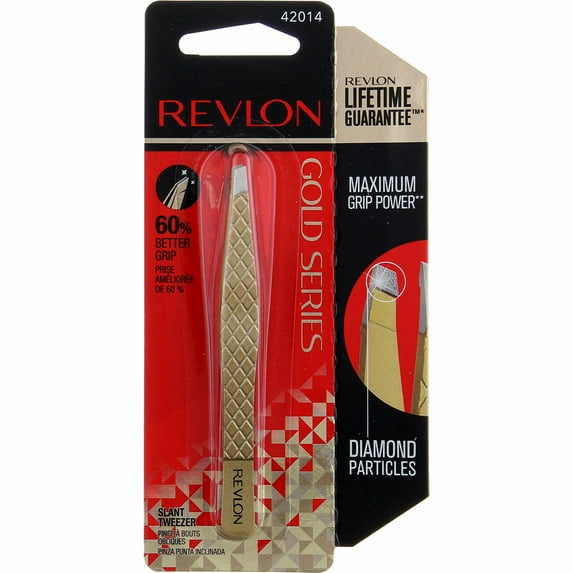 Revlon Gold Series Slant Tweezers 1 ea (Pack of 2)