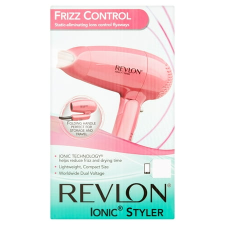 Revlon Ionic Travel Dryer, Pink 1 ea
