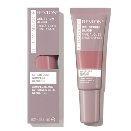 Revlon Illuminance Gel Serum Blush, Lightweight, Pink Blush, 110 Enchanting Mauve, 0.37 fl oz