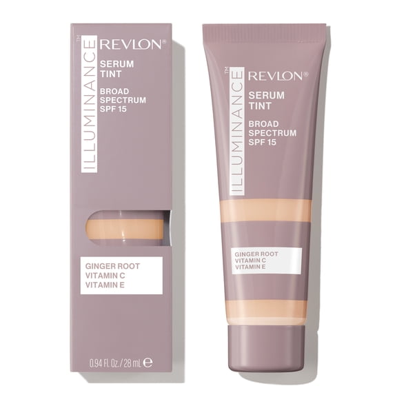 Revlon Illuminance Serum Tint, Liquid Foundation, Light Buildable Coverage, 301 Cool Beige, 0.94 fl oz