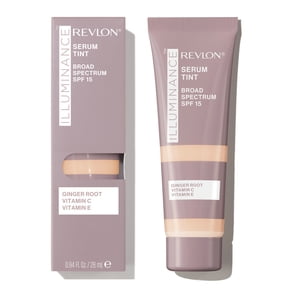 Revlon Illuminance Serum Tint, Liquid Foundation, Light Buildable Coverage, 201 Creamy Natural, 0.94 fl oz