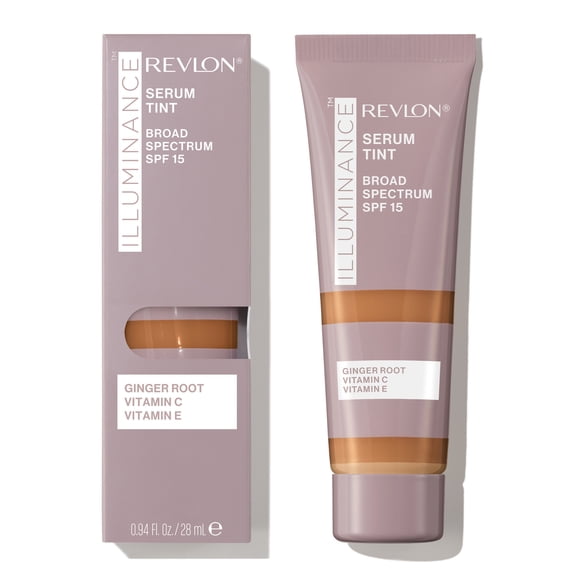 Revlon Illuminance Serum Tint, Liquid Foundation, Light Buildable Coverage, 509 Sandalwood, 0.94 fl oz