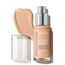Revlon Illuminance Skin-Caring Liquid Foundation Makeup, Medium Coverage, 213 Light Natural, 1 fl oz