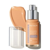 Revlon Illuminance Skin-Caring Liquid Foundation Makeup, Medium Coverage, 305 Medium Sand, 1 fl oz