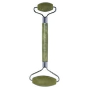 Revlon Jade Stone Facial Roller, Dual-Sided Face Massager to Cool and De-Puff, Jade, 1 count