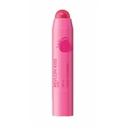 Revlon Kiss Lip Balm Crayon, Hydrating Lip Moisturizer Infused with Natural Fruit Oils SPF 20, 025 Fresh Strawberry, 0.09 oz
