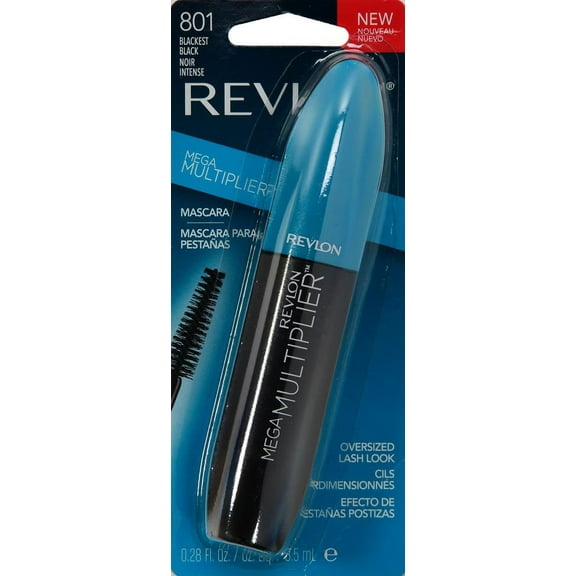 Revlon Mega Multiplier Mascara, Blackest Black