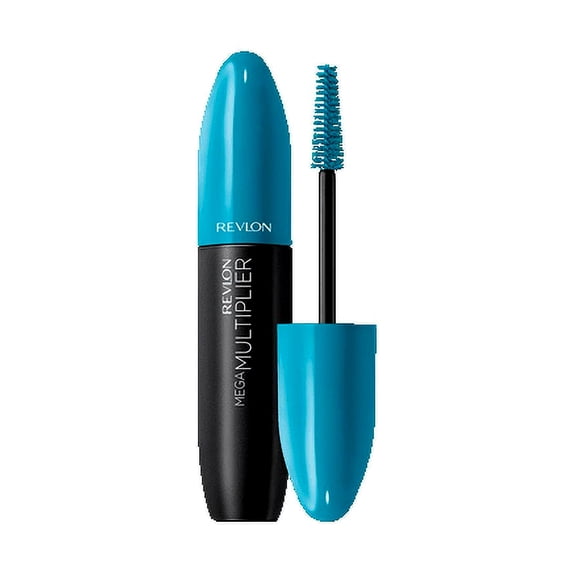 Revlon Mega Multiplier Mascara, Smudgeproof Eye Makeup, 802 Black, 0.28 fl oz
