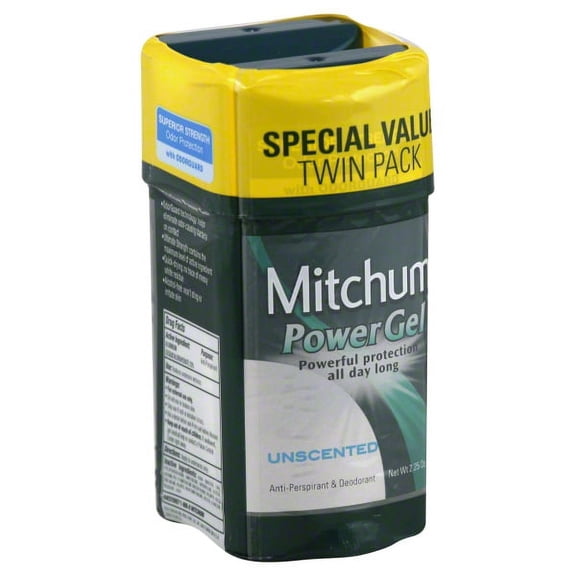 Revlon Mitchum Power Gel Anti-Perspirant & Deodorant, 2 ea