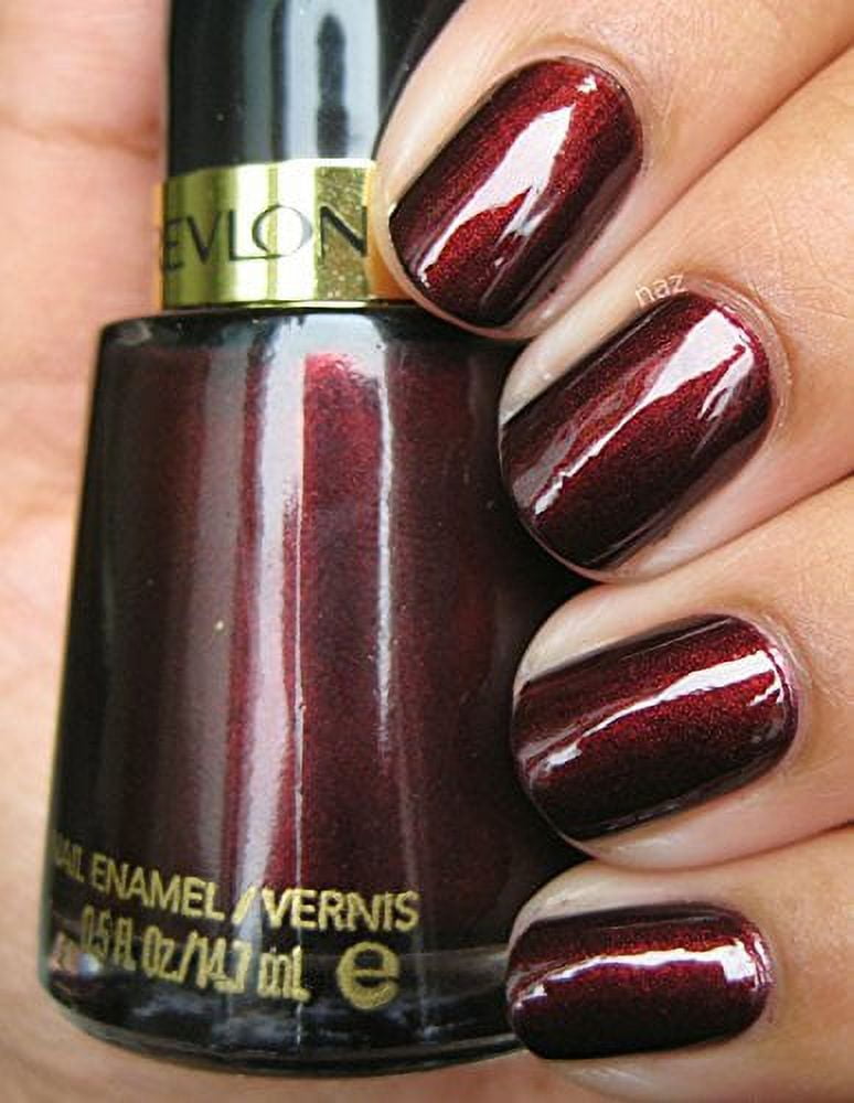 Buy Revlon Nail Enamel, Chip Resistant Nail Polish, Glossy Shine Finish, in  Plum/Berry, 151 Iced Mauve, 0.5 oz Online at Low Prices in India - Amazon.in