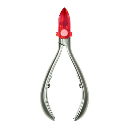 Revlon No-Ricochet Cuticle Nail Nipper and Hangnail Remover, Ultra Sharp Non-Corrosion Stainless Steel Personal Grooming Tool with Strong Blades
