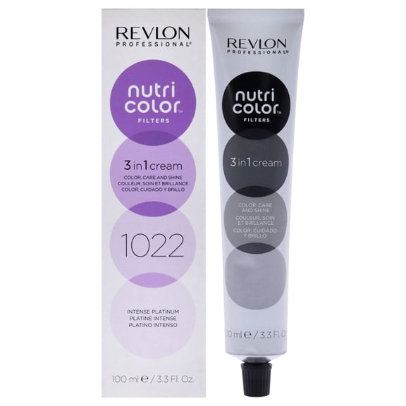 Revlon Nutri Color Cream - 1022 Intense Platinum , 3.4 oz Hair Color