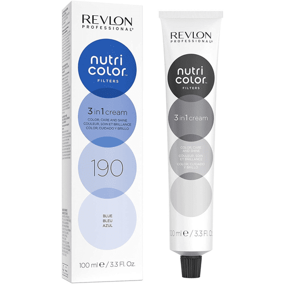 Revlon Nutri Color Cream - 190 Blue , 3.4 oz Hair Color