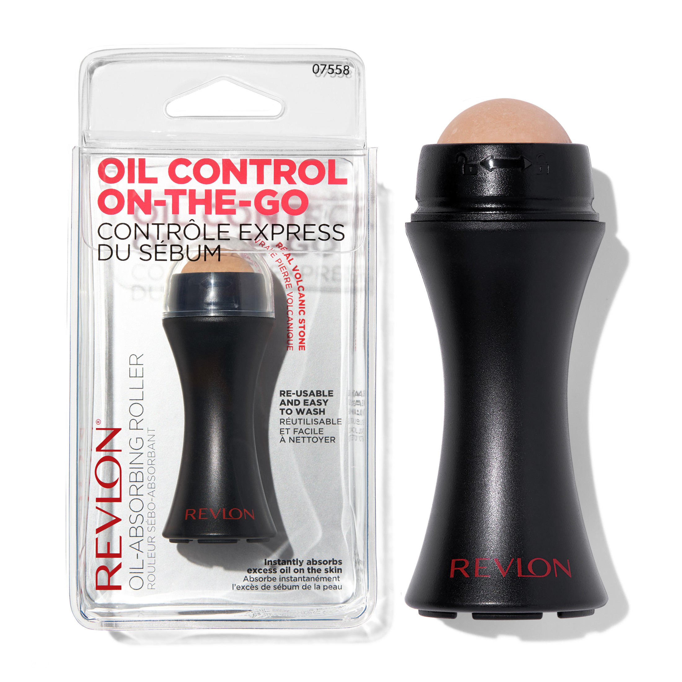 Revlon Oil Control On The Go Portable Oil Absorbing Roller, 1 count - image 1 of 14