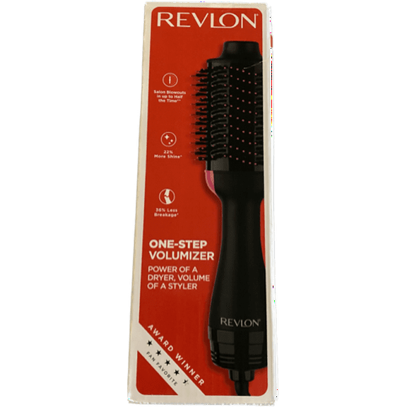 Revlon One-Step Ceramic Hair Dryer & Volumizer Hot Air Brush, Black