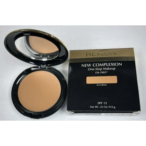 Revlon One Step Oil Free Compact Makeup SUN BEIGE 0.35 oz SPF 15