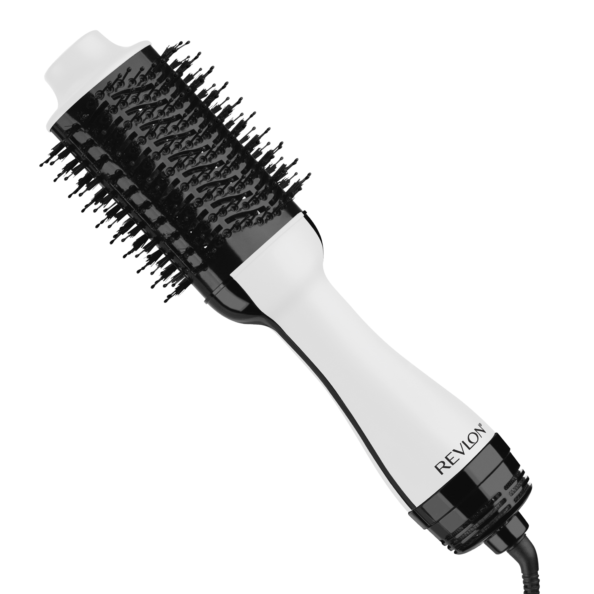 Revlon One-Step Volumizer 4.25" Ceramic Hair Dryer and Hot Air Brush, White, Holiday Edition - image 1 of 7