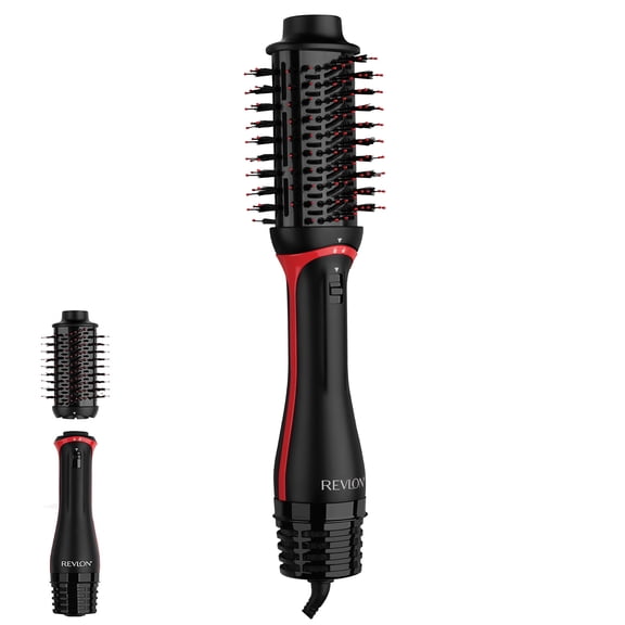 Revlon One-Step Volumizer PLUS Hair Dryer and Hot Air Brush, Black
