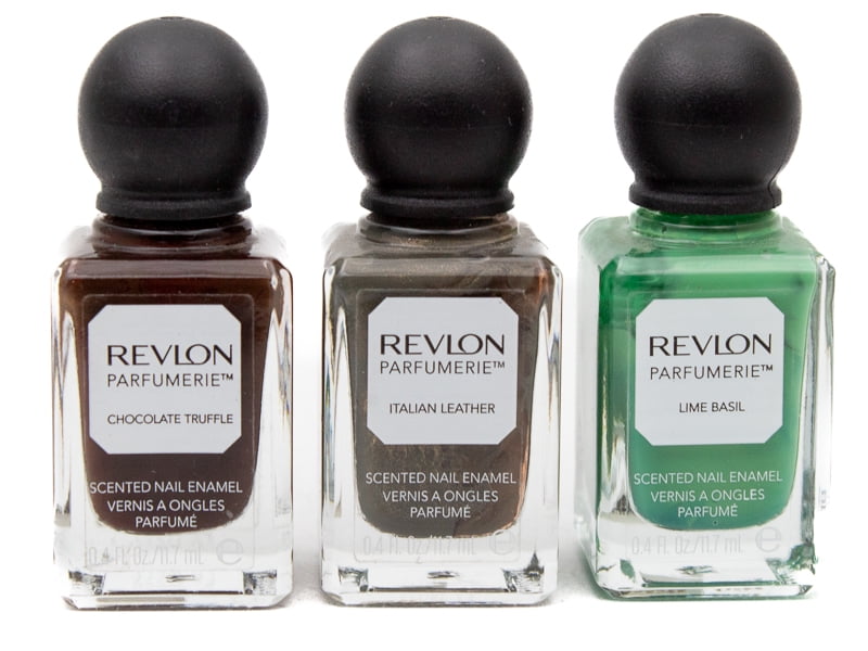 Revlon Parfumerie Scented Nail Enamel Set of 3; Italian Leather ...