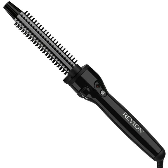 Revlon Perfect Heat 3/4" Triple Ceramic Curling Iron Brush, Black