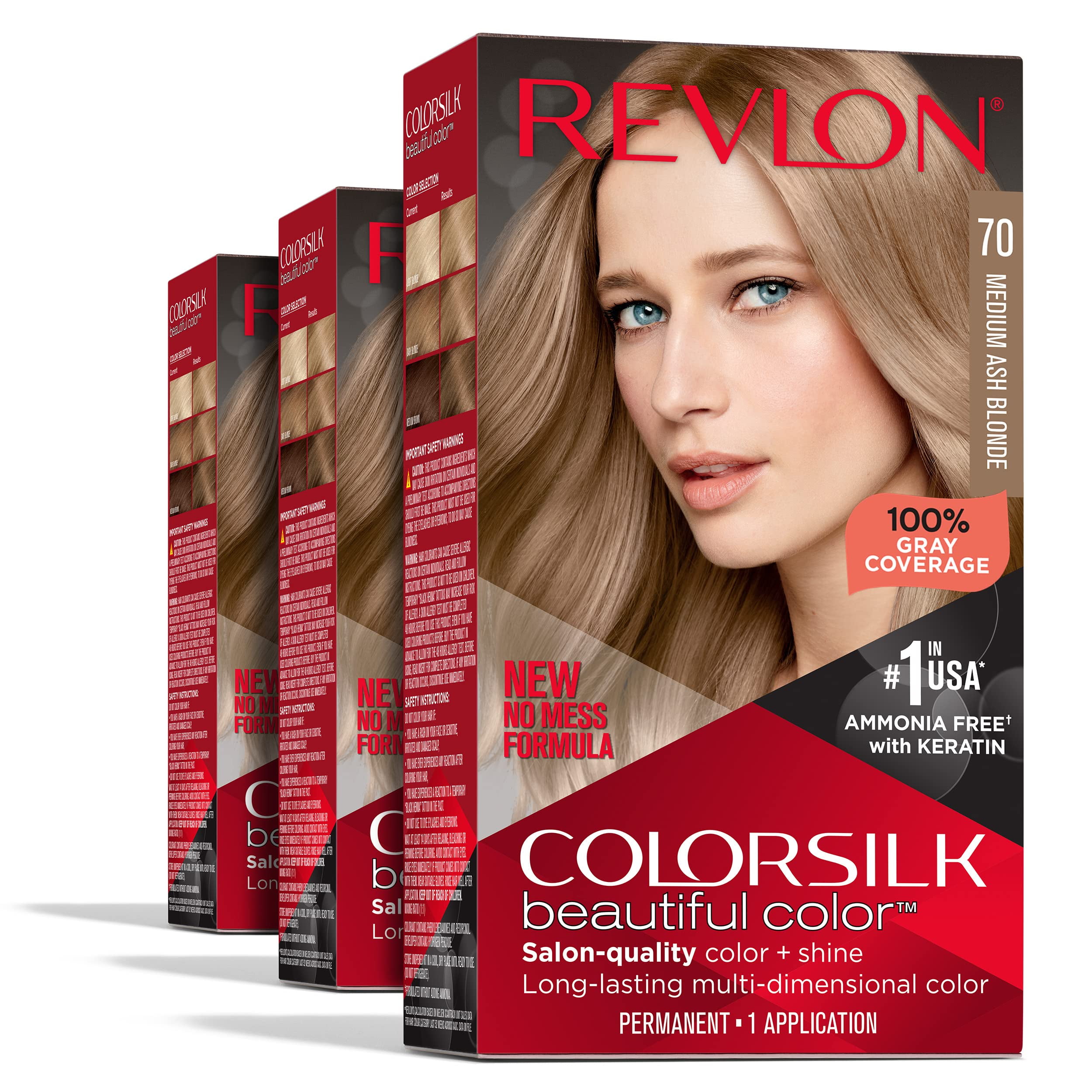 Revlon Permanent Hair Color, Permanent Blonde Hair Dye, Colorsilk With