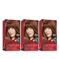 thumbnail image 1 of Revlon Permanent Hair Color, Permanent Hair Dye, Colorsilk with 100% Gray Coverage, Ammonia-Free, Keratin and Amino Acids, 43 Medium Golden Brown, 4.4 Oz (Pack of 3), 1 of 3