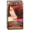 thumbnail image 1 of Revlon Permanent Hair Color Silk Ammonia Free, Dark Auburn, 1ct, 3-Pack, 1 of 6