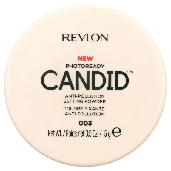 Revlon PhotoReady Candid Anti-Pollution Setting Powder, Paraben Free, 003, 0.5 oz