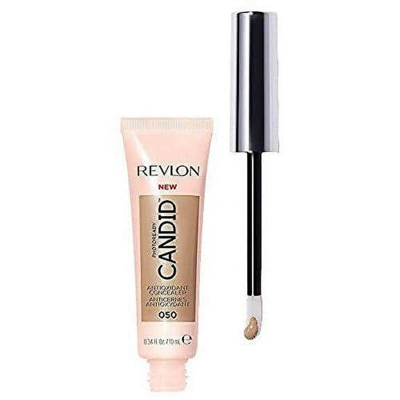 Revlon PhotoReady Candid Concealer, with Anti-Pollution, Antioxidant, Anti-Blue Light Ingredients, without Parabens, Pthalates and Fragrances; Medium Deep.34 Fluid Oz