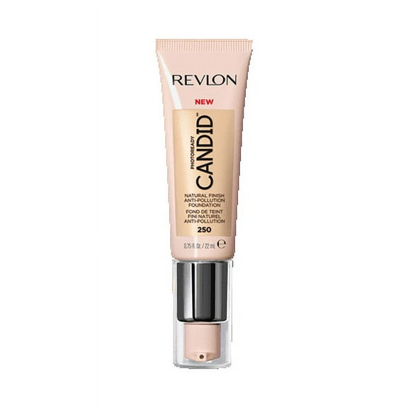 Revlon PhotoReady Candid Natural Finish Anti-Pollution Foundation, 250 Vanilla, 0.75 fl oz.