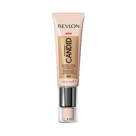 Revlon PhotoReady Candid Natural Finish Anti-Pollution Foundation, 310 Butterscotch, 0.75 fl oz.