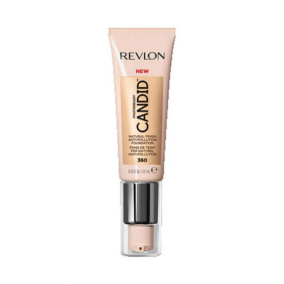 Revlon PhotoReady Candid Natural Finish Anti-Pollution Foundation, 360 Cashew, 0.75 fl oz.