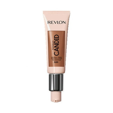 Revlon PhotoReady Candid Natural Finish Anti-Pollution Foundation, 520 Cocoa, 0.75 fl oz.
