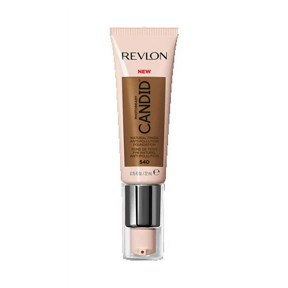 Revlon PhotoReady Candid Natural Finish Anti-Pollution Foundation, 540 Walnut, 0.75 fl oz.