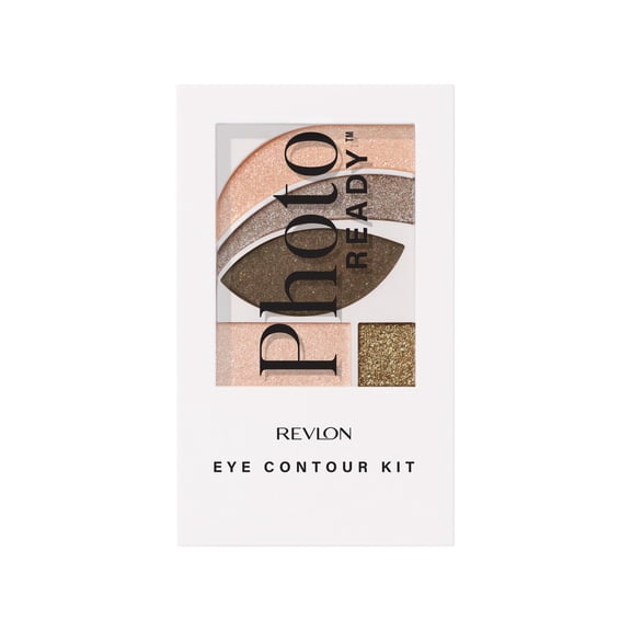 Revlon PhotoReady Eye Contour Kit Makeup Palette, Gray Shimmer Eyeshadow, 501 Metropolitan, 0.1 oz