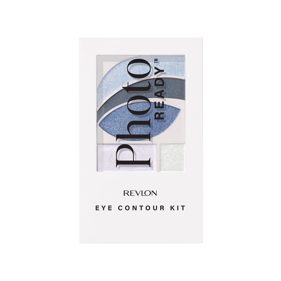 Revlon PhotoReady Eye Contour Kit Makeup Palette, Blue Shimmer Eyeshadow, 525 Avant Garde, 0.1 oz