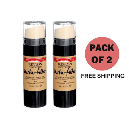 Revlon PhotoReady Insta-Filter Foundation, Natural Tan- 2 PACK