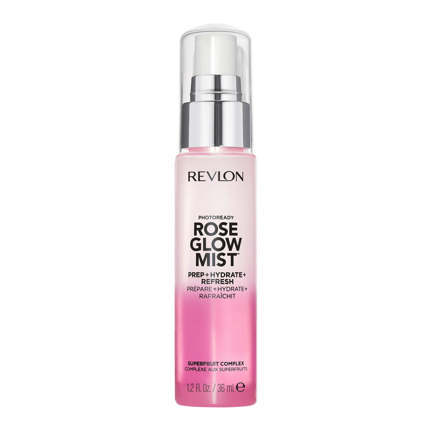 Revlon PhotoReady Rose Glow Mist Spray, Dewy Finish, 24 Hour Hydration, 1.2 fl oz