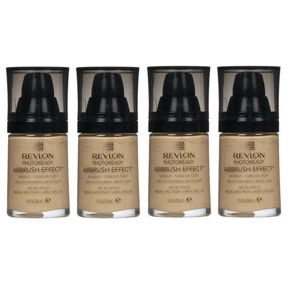 Revlon Photoready Airbrush Effect Makeup Golden Beige #008 (Pack of 4)