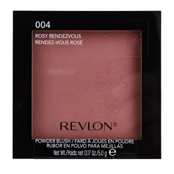 Revlon Powder Blush [#004] Rosy Rendezvous 0.17 oz (Pack of 2)